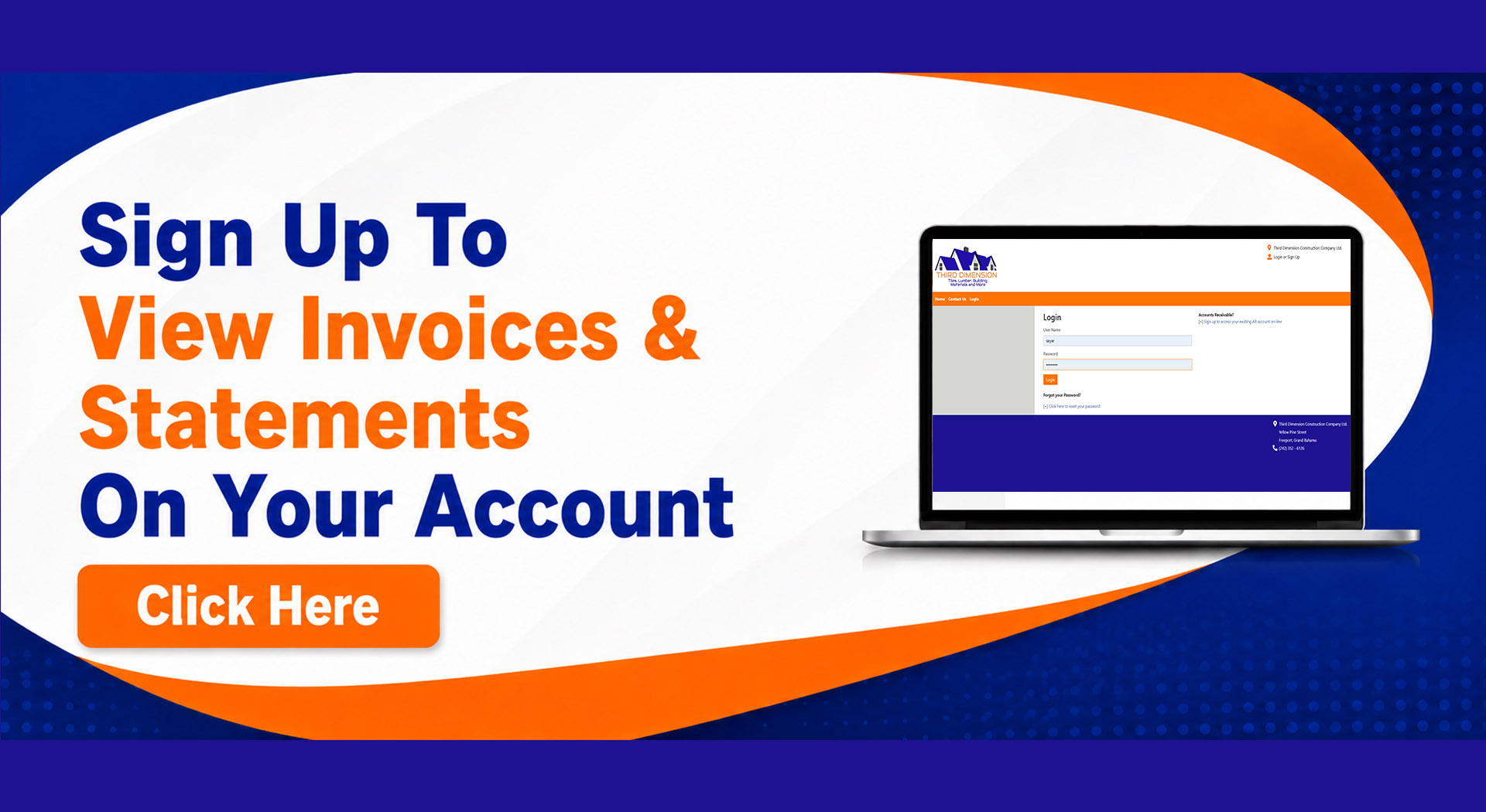 View Invoices & Statements On Your Account